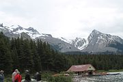 62 - Maligne Canyon, Medicine Lake, Maligne Lake - IMG_1143